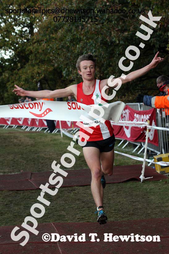 Senior men, 2016 National Cross Country Relays, Berry Hill Park, Mansfield. Photo: David T. Hewitson/Sports for All Pics